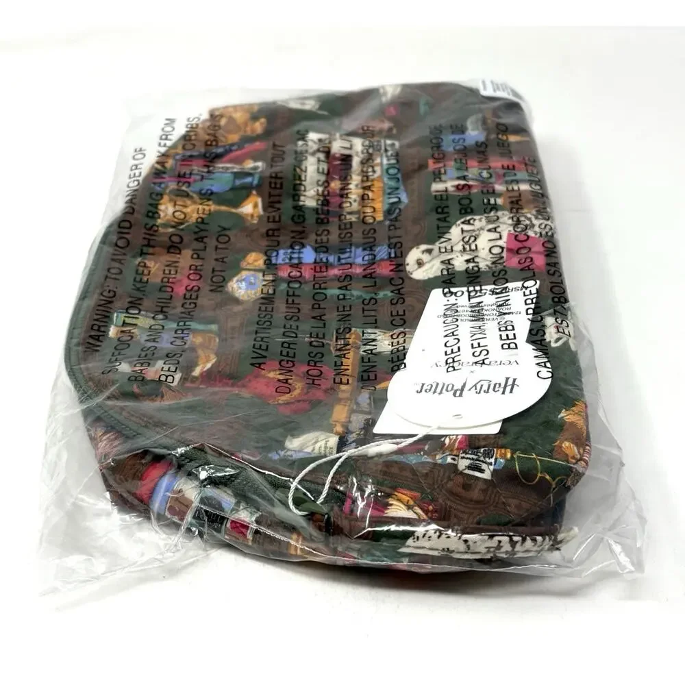 Vera Bradley Harry Potter Cosmetic Makeup Bag Case Hogwarts Library